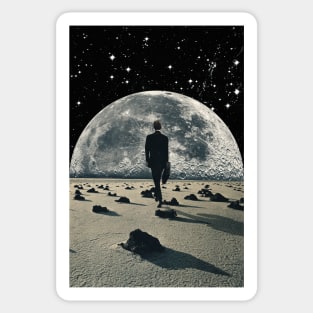 To The Moon Sticker